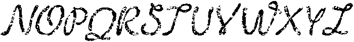 CS Admire Stamp Italic otf (400) Font UPPERCASE