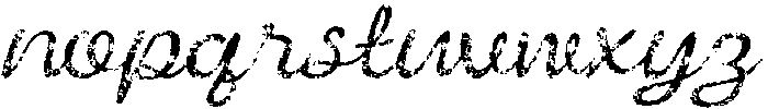 CS Admire Stamp Italic otf (400) Font LOWERCASE