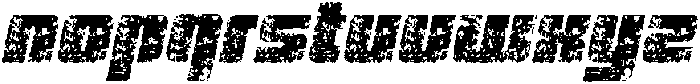 CS Aftone Stamp Italic otf (400) Font LOWERCASE