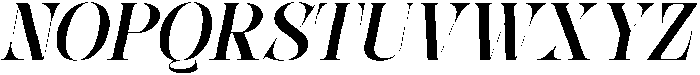 CS Agate Italic otf (400) Font UPPERCASE