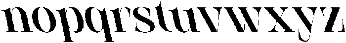 CS Agate Reverse Italic otf (400) Font LOWERCASE
