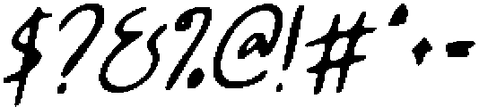 CS Agenda Drawn Italic otf (400) Font OTHER CHARS