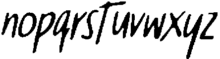 CS Agenda Drawn Italic otf (400) Font LOWERCASE