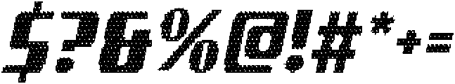 CS Agerix Disco Italic otf (400) Font OTHER CHARS
