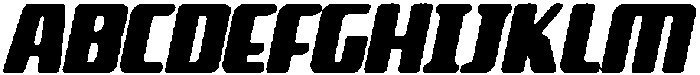 CS Agerix Drawn Italic otf (400) Font UPPERCASE