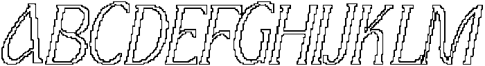 CS Agnella Pixel Outline otf (400) Font