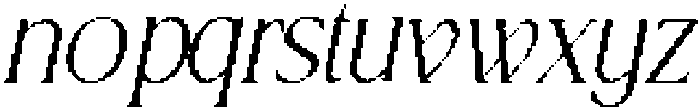 CS Agnella Pixel Regular otf (400) Font LOWERCASE