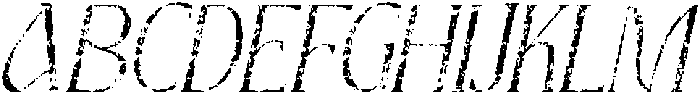 CS Agnella Stamp Italic otf (400) Font UPPERCASE