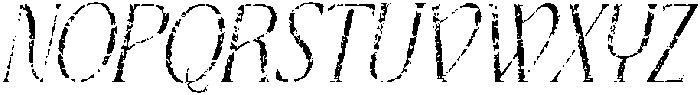 CS Agnella Stamp Italic otf (400) Font UPPERCASE