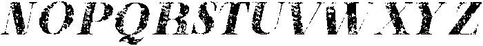 CS Agnes Stamp Italic otf (400) Font UPPERCASE