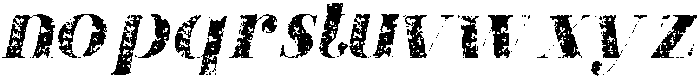 CS Agnes Stamp Italic otf (400) Font LOWERCASE