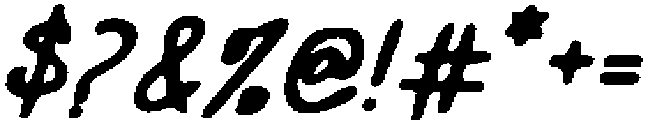 CS Airena Drawn Italic otf (400) Font OTHER CHARS