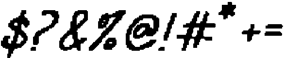 CS Airena Pixel Regular otf (400) Font OTHER CHARS