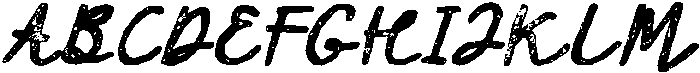 CS Airena Stamp Italic otf (400) Font UPPERCASE