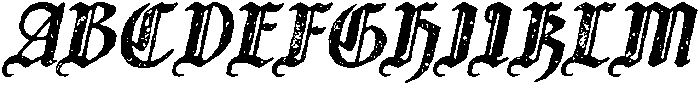 CS Aither Stamp Italic otf (400) Font UPPERCASE