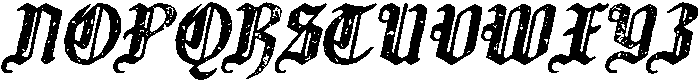 CS Aither Stamp Italic otf (400) Font UPPERCASE