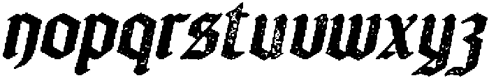 CS Aither Stamp Italic otf (400) Font LOWERCASE