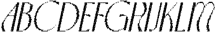 CS Akagi Disco Italic otf (400) Font UPPERCASE