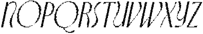 CS Akagi Disco Italic otf (400) Font UPPERCASE