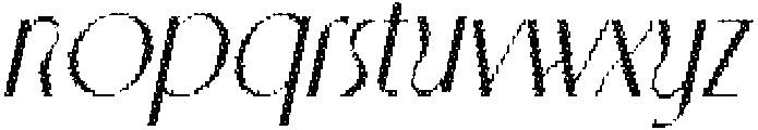 CS Akagi Disco Italic otf (400) Font LOWERCASE