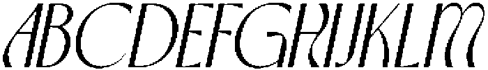 CS Akagi Italic otf (400) Font UPPERCASE