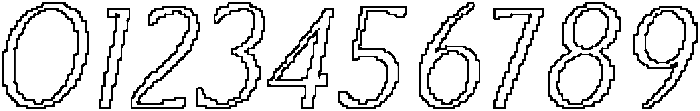 CS Akagi Pixel Outline otf (400) Font OTHER CHARS