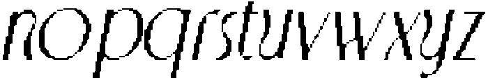 CS Akagi Pixel Regular otf (400) Font LOWERCASE