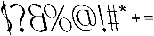 CS Akagi Reverse Italic otf (400) Font OTHER CHARS