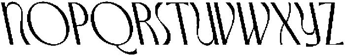 CS Akagi Reverse Italic otf (400) Font UPPERCASE
