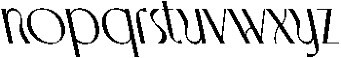 CS Akagi Reverse Italic otf (400) Font LOWERCASE