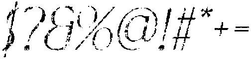 CS Akagi Stamp Italic otf (400) Font OTHER CHARS
