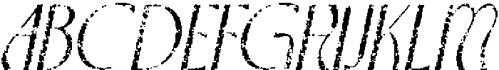 CS Akagi Stamp Italic otf (400) Font UPPERCASE