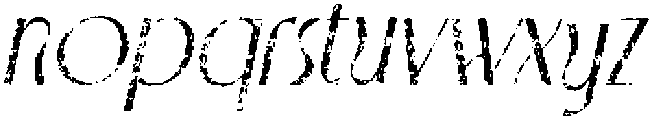 CS Akagi Stamp Italic otf (400) Font LOWERCASE