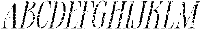CS Akira Stamp Italic otf (400) Font UPPERCASE