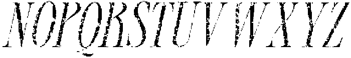 CS Akira Stamp Italic otf (400) Font UPPERCASE