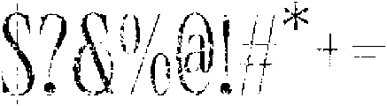 CS Akira Stamp Regular otf (400) Font OTHER CHARS