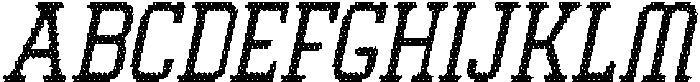 CS Akrone Disco Italic otf (400) Font UPPERCASE