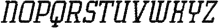 CS Akrone Disco Italic otf (400) Font UPPERCASE