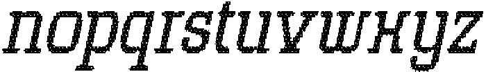 CS Akrone Disco Italic otf (400) Font LOWERCASE