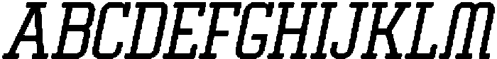 CS Akrone Italic otf (400) Font UPPERCASE