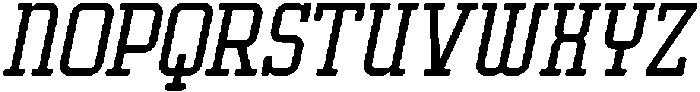 CS Akrone Italic otf (400) Font UPPERCASE