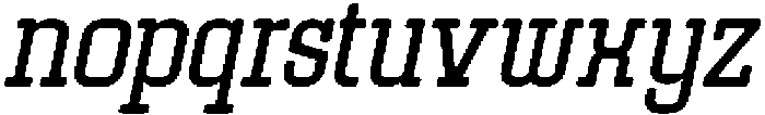CS Akrone Italic otf (400) Font LOWERCASE