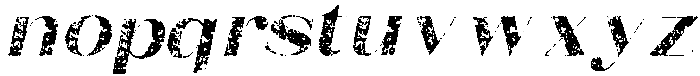 CS Albert Stamp Italic otf (400) Font LOWERCASE