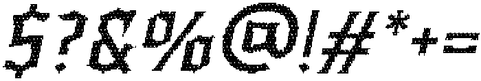 CS Alchemy Disco Italic otf (400) Font OTHER CHARS