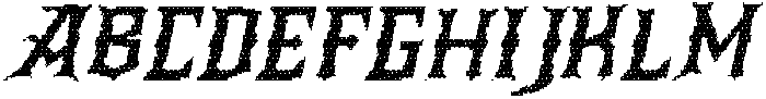 CS Alchemy Disco Italic otf (400) Font UPPERCASE