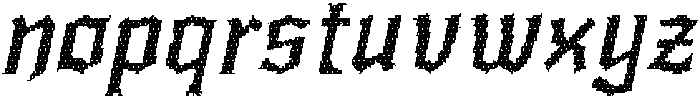 CS Alchemy Disco Italic otf (400) Font LOWERCASE