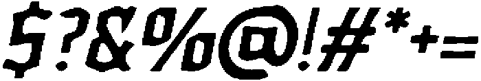CS Alchemy Drawn Italic otf (400) Font OTHER CHARS