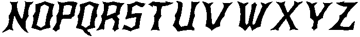 CS Alchemy Italic otf (400) Font UPPERCASE