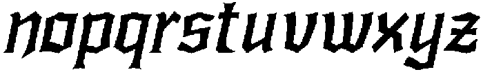 CS Alchemy Italic otf (400) Font LOWERCASE