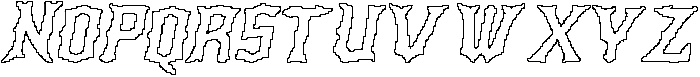CS Alchemy Pixel Outline otf (400) Font UPPERCASE